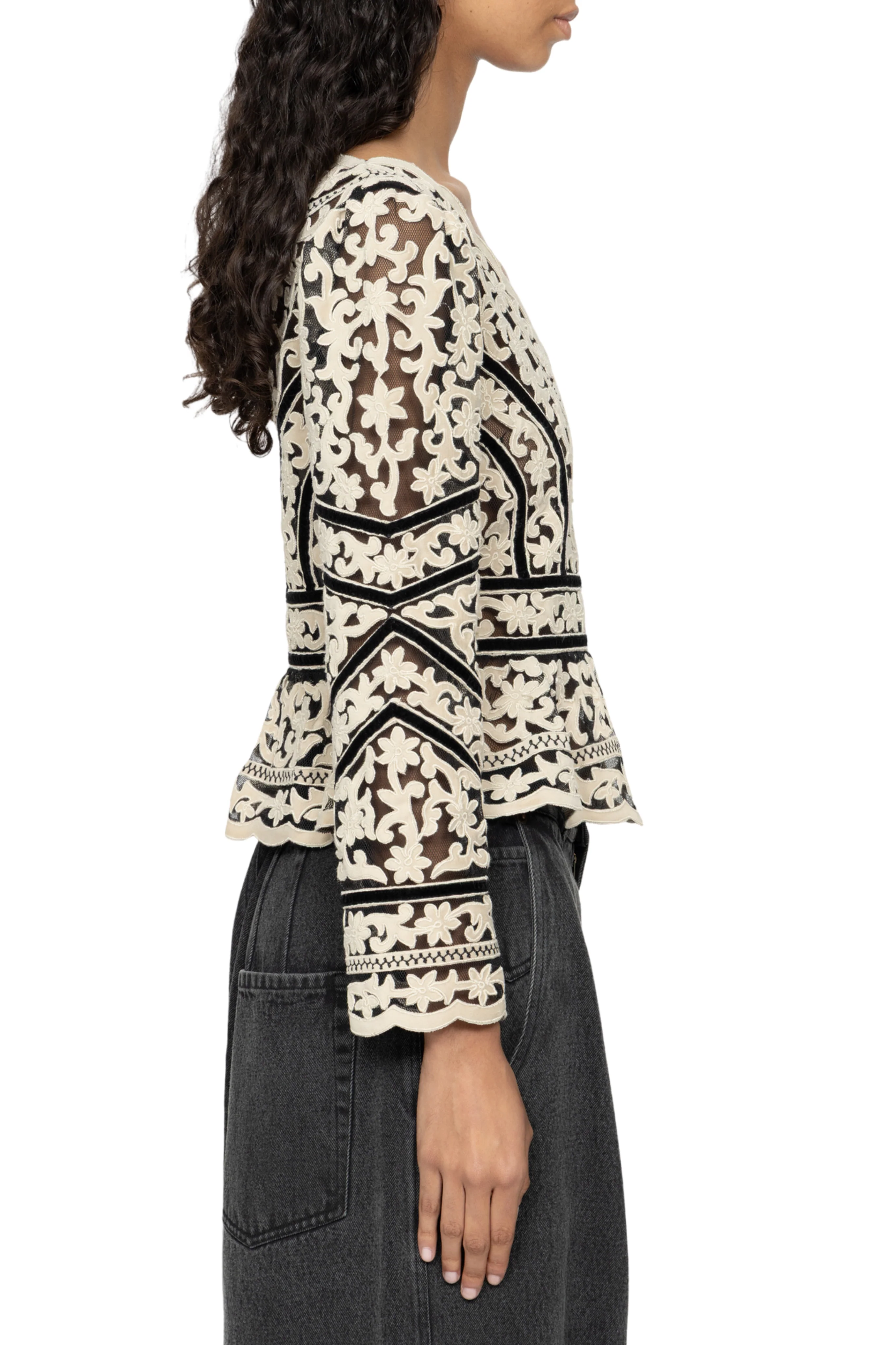 Bea Embroidery Top - Image 3